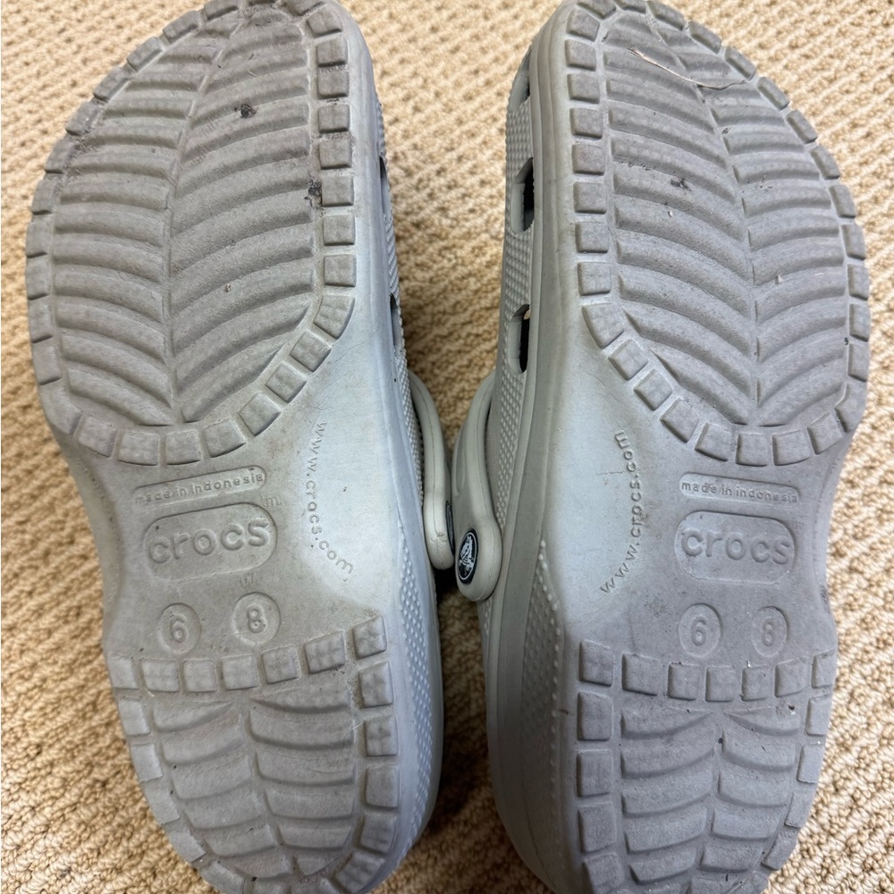 CROCS Light Blue Sandals size M6/W8 - Picture 3 of 4